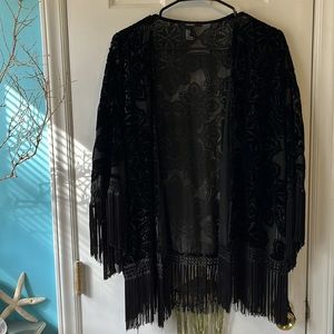 Black shawl